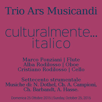 Trio Ars Musicandi: culturamente... italico